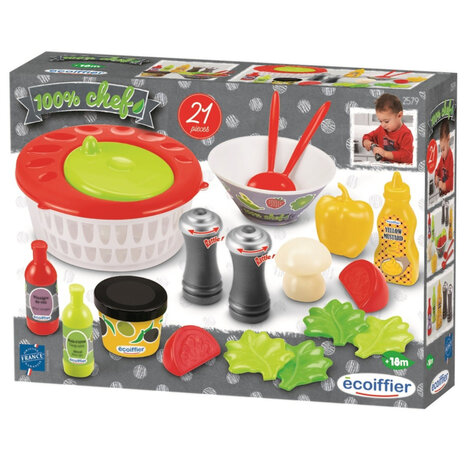 Ecoiffier Salade Speelset 21-delig