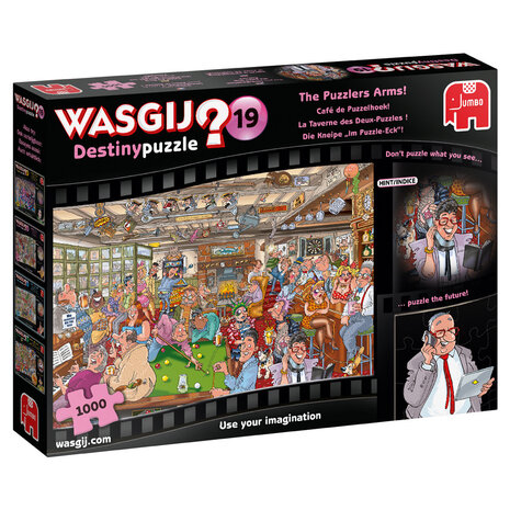 Jumbo Puzzel Wasgij Destiny 19 Café de Puzzelhoek 1000 Stukjes