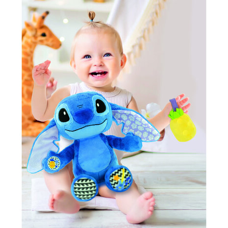 Clementoni Musical Activity Knuffel Disney Stitch + Geluid