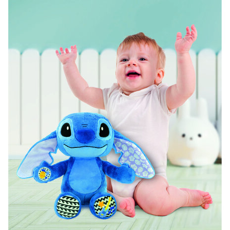 Clementoni Musical Activity Knuffel Disney Stitch + Geluid
