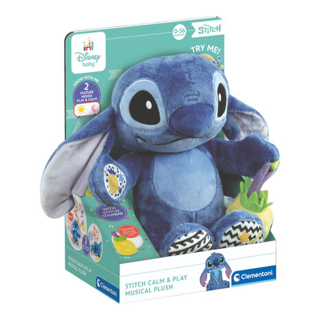 Clementoni Musical Activity Knuffel Disney Stitch + Geluid