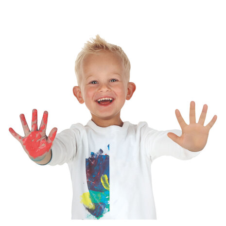 SES Creative Vingerverf 6 Pastel Kleuren 45ml
