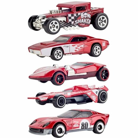 Hot Wheels Die-Cast 80th 5 Pack 1:64