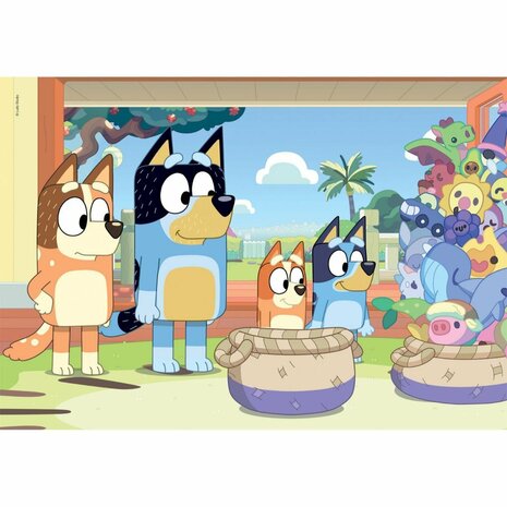 Clementoni Supercolor Puzzel Bluey 2x20 Stukjes