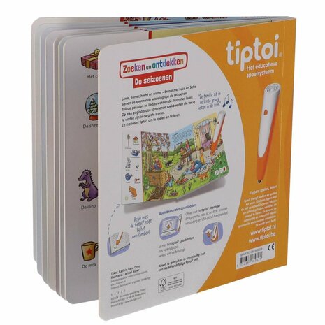Tiptoi Boek Zoeken en Ontdekken De Seizoenen