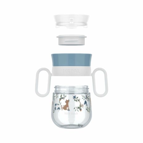Mepal Little Dutch Forest Friends Oefenbeker Blauw/Wit
