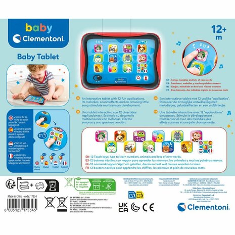 Clementoni Baby Tablet + Geluid