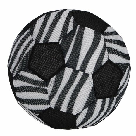 Indoor Voetbal met Netje 23 cm Zwart/Wit