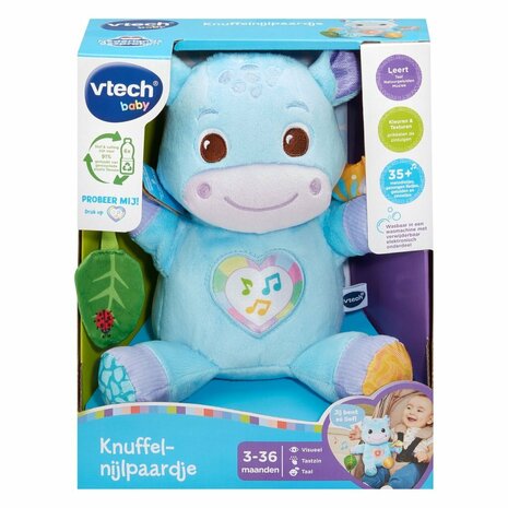 VTech Baby Knuffel Nijlpaardje + Licht en Geluid