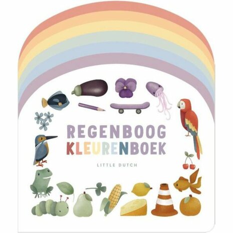 Little Dutch Regenboog Kleurenboek