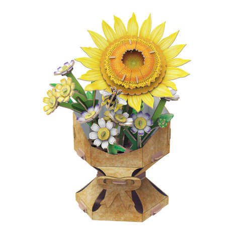 Cubic Fun 3D Puzzel Zonnebloem 102 Stukjes