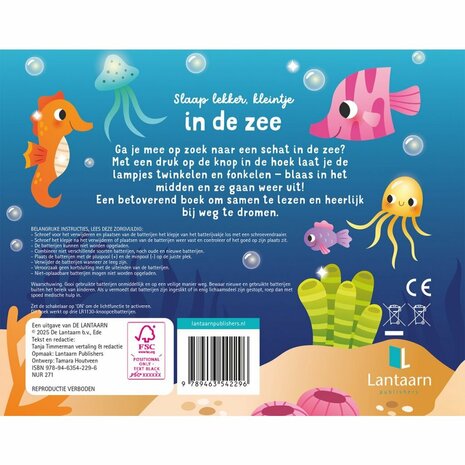 Boek Slaap Lekker Kleintje in de Zee + Licht