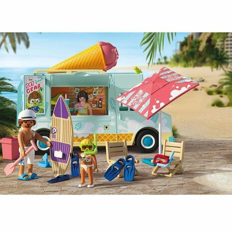 Playmobil 71904 My Life IJscowagen met Surfshop