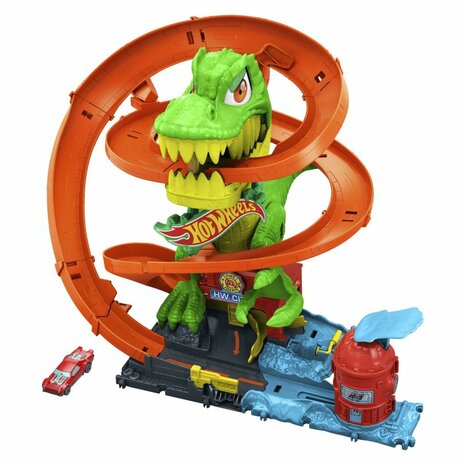 Hot Wheels City T-Rex Brandweerkazerne