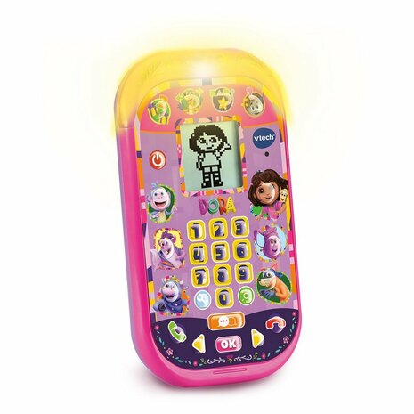 VTech Dora Ontdek & Leer Smartphone + Licht en Geluid