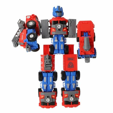 Robot Transformeerbaar Rood/blauw