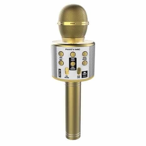 IDance Bluetooth Party Microfoon Goud