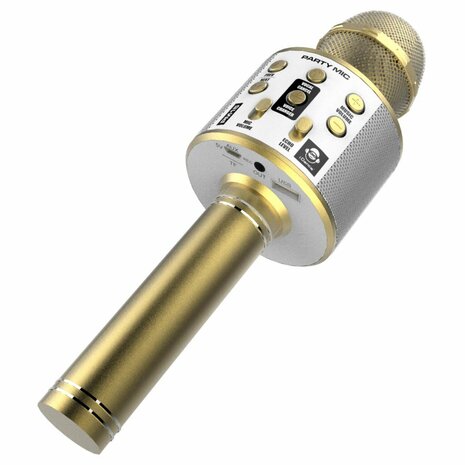IDance Bluetooth Party Microfoon Goud
