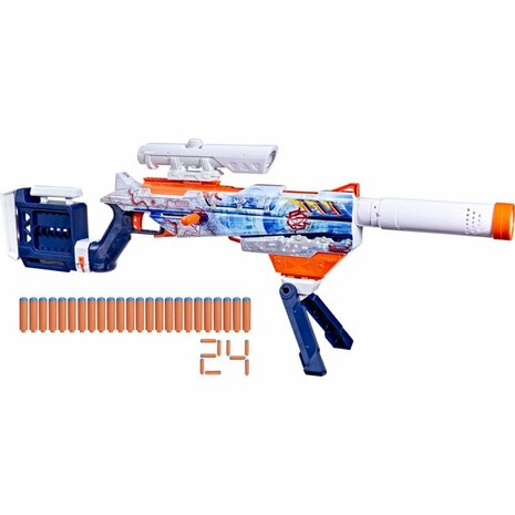 Nerf Load Out Arctic Zerostriker Blaster + 24 Darts