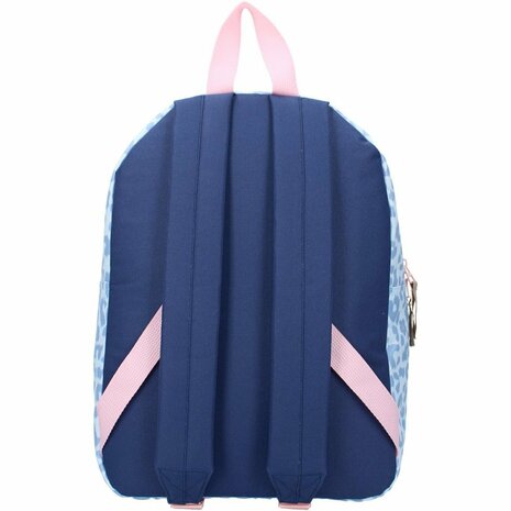 Disney Stitch Rugzak Donkerblauw/Lichtblauw/Roze