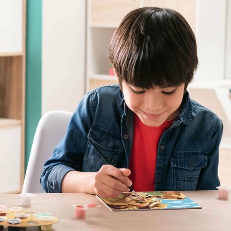 Ravensburger CreArt Schilderen op Nummer Leeuw met Baby