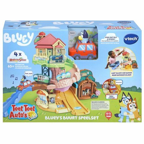 VTech Toet Toet Bluey Buurt Speelset + Licht en Geluid
