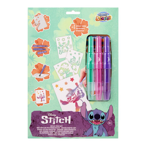 Disney Stitch Spraypennen Set