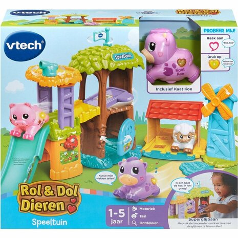 VTech Rol & Dol Speeltuin met Kaat Koe + Licht en Geluid