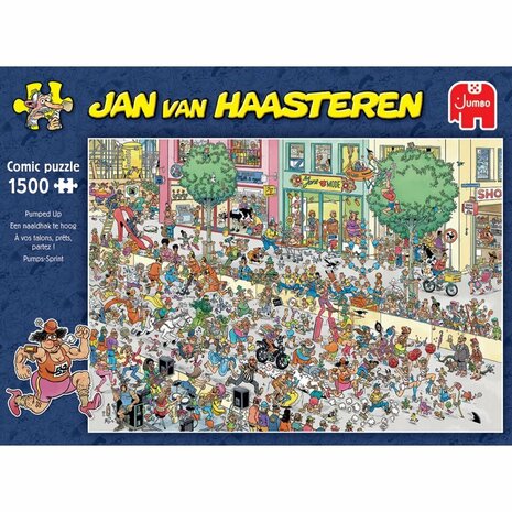 Jumbo Puzzel Jan Van Haasteren Een Naaldhak te Hoog 1500 Stukjes