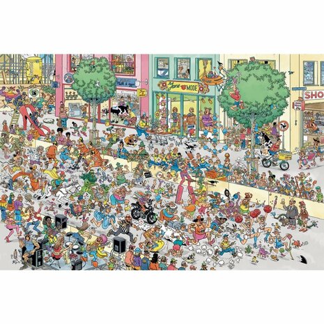 Jumbo Puzzel Jan Van Haasteren Een Naaldhak te Hoog 1500 Stukjes