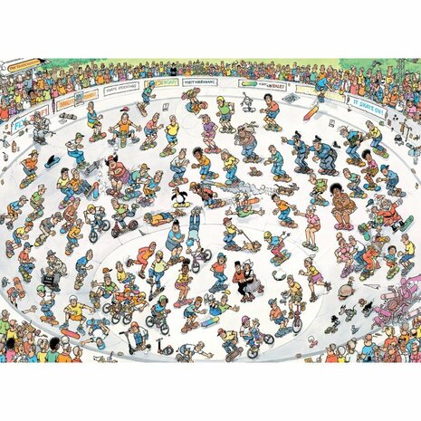 Jumbo Puzzel Jan Van Haasteren Skatebowl 1000 Stukjes