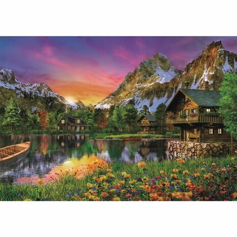 Clementoni High Quality Collection Puzzel Alpenmeer 6000 Stukjes