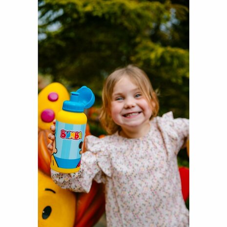 Bumba Drinkfles 400 ml Blauw/Geel