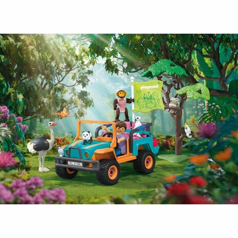 Playmobil 71854 Animals & Friends Kleurrijke Terreinwagen