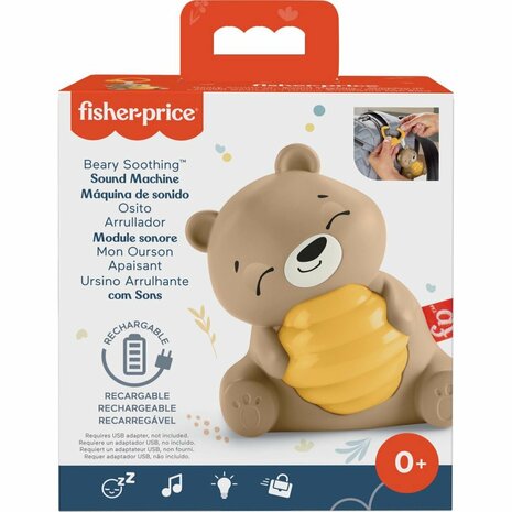 Fisher Price Beary Soothing Sound Machine + Licht