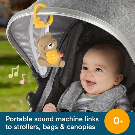 Fisher Price Beary Soothing Sound Machine + Licht