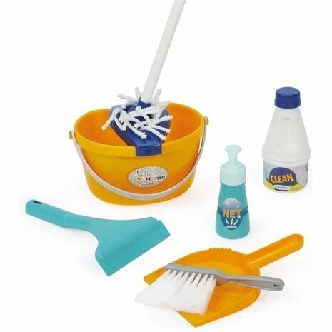 Ecoiffier Clean Home Schoonmaak Trolley en Stofzuiger