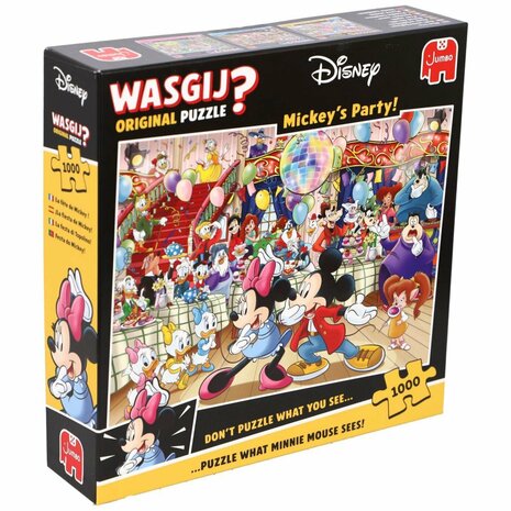 Jumbo Puzzel Wasgij Original Disney Mickey's Party! 1000 Stukjes