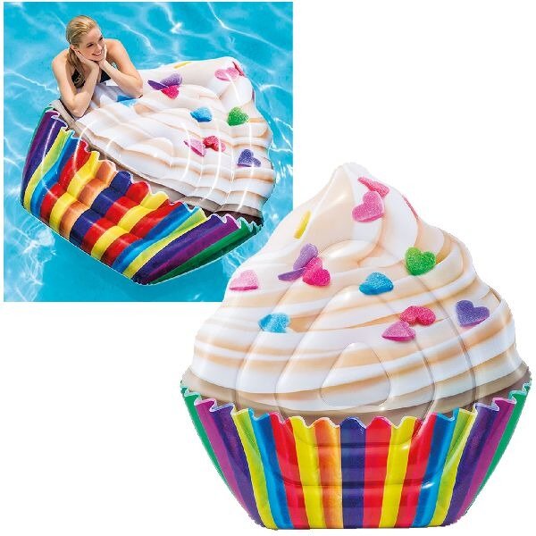 Intex Cupcake Luchtbed 142x135cm