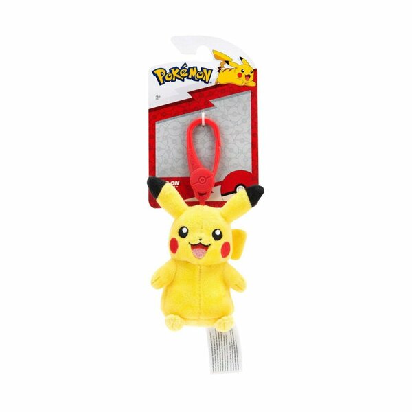 Pok&eacute;mon Knuffel 8 cm met Clip Assorti