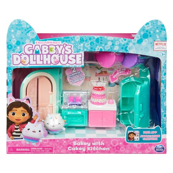 Gabby&#039;s Dollhouse Bakey With Cakey Kitchen