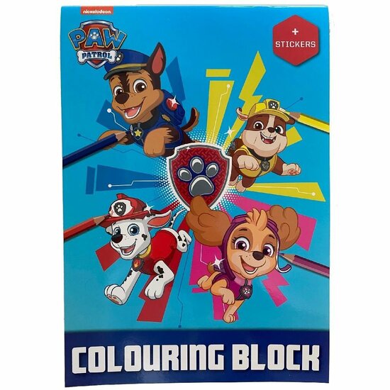 Paw Patrol A4 Kleurboek + Stickers