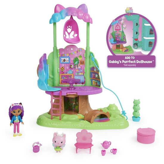 Gabby&#039;s Dollhouse Kittys Fairys Garden Treehouse