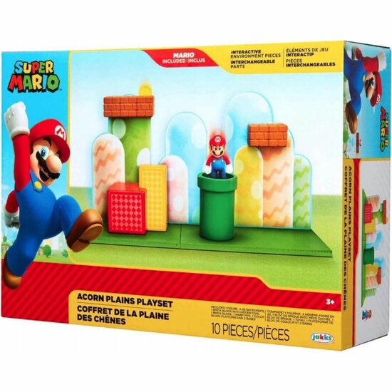 Jakks Super Mario Acorn Plains Actieset + Mario Figuur