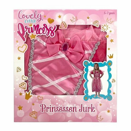 Prinses Verkleedjurk 5-7 Jaar Roze