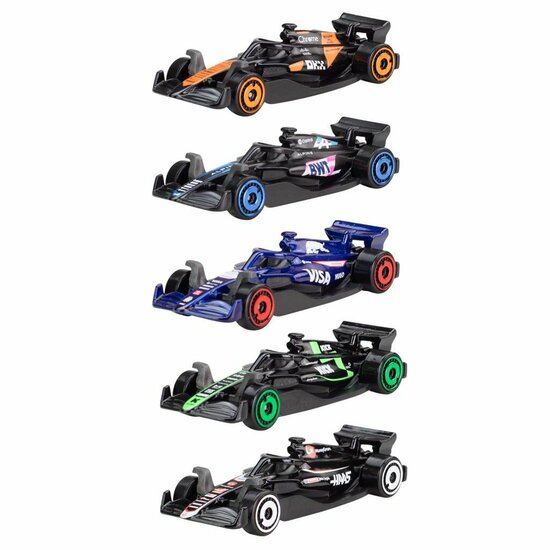 Hot Wheels Formule 1 5 Pack