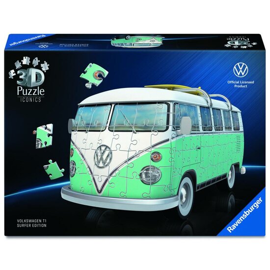Ravensburger Iconics 3D Puzzel Volkswagen Bullie 108 Stukjes