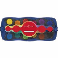Faber Castell FC-125020 Waterverfdoos 24 Kleuren +1 Tube Verf Wit