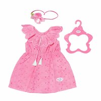 Baby Born Trendy Bloemenjurk Roze