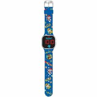 Paw Patrol LED Horloge Blauw